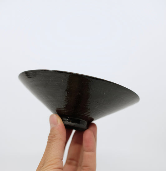 Mini-Schale Santi (Schwarz glänzend)