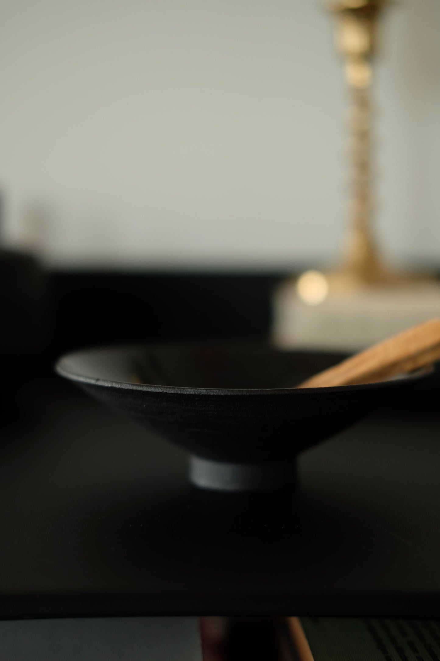 Mini-Schale Santi (Schwarz matt-glänzend)